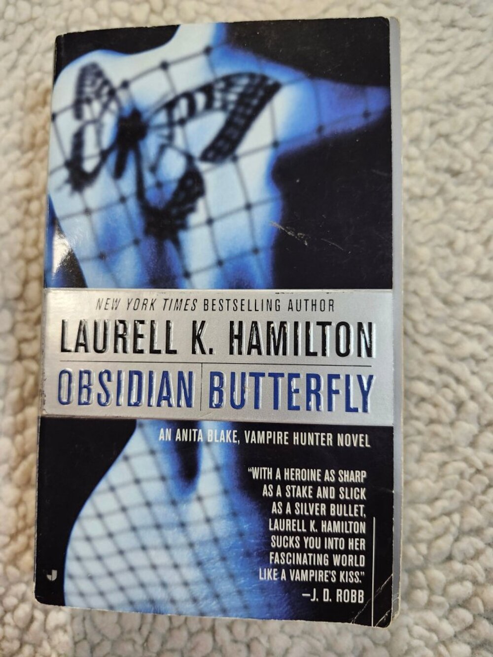 Laurell K Hamilton Obsidian Butterfly Paperback Anita Blake Vampire Hunter